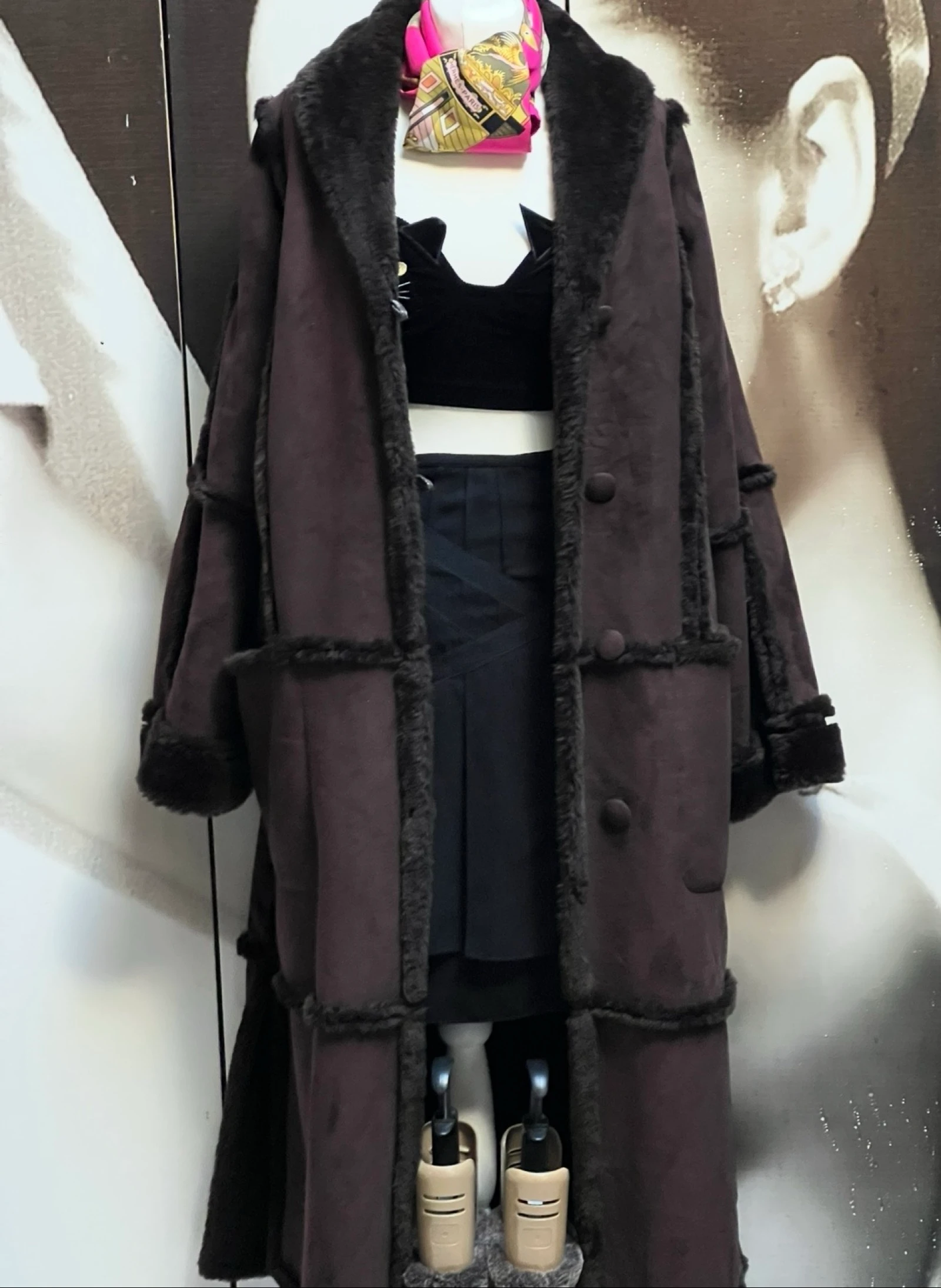 And God Created Woman faux fur coat – photo 3